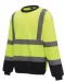 YHVJ510 - Veiligheids Sweater Hi Vis Yellow / Navy