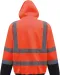 YHVK05 - Hi-Vis sweater met capuchon Hi Vis Orange / Navy