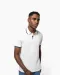 K245 - Polo korte mouwen Light Turquoise / White / Navy