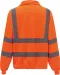 YHVK06 - Veiligheidsweater met 1/4 rits Hi Vis Orange