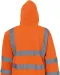 YHVK07 - Veiligheidssweatervest met capuchon Hi Vis Orange