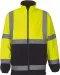 YHVK08 - Zware fleece veiligheidsjas Hi Vis Yellow / Navy