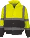 YHVP218 - 2-kleurig veiligheids bomberjack Hi Vis Yellow / Navy