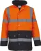 YHVP302 - 2-kleurig veiligheidsjack voor snelweg Hi Vis Orange / Navy