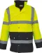 YHVP302 - 2-kleurig veiligheidsjack voor snelweg Hi Vis Yellow / Navy