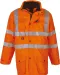 YHVP711 - Multifunctionele 7-in-1 veiligheidsparka Hi Vis Orange