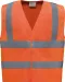 YHVW100ASFR - Hi-Vis, Anti-Statisch en vlamvertragend hesje Hi Vis Orange