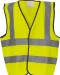 YHVW100CH - Veiligheidshesje voor kinderen met 2 Banden & Bretels Hi Vis Yellow