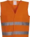 YHVW102 - Signalisatie 2 banden hesje Hi Vis Orange