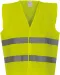 YHVW102 - Signalisatie 2 banden hesje Hi Vis Yellow