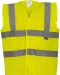 YHVW120 - Hoge zichtbaarheid hesje van gerecycled gaas Hi Vis Yellow