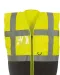 YHVW801 - Multifunctioneel veiligheidshesje Hi Vis Yellow / Black