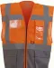 YHVW820 - Top Cool -hoge zichtbaarheid hesje Hi Vis Orange / Grey