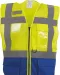 YHVW820 - Top Cool -hoge zichtbaarheid hesje Hi Vis Yellow / Royal Blue