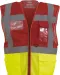 YHVW820 - Top Cool -hoge zichtbaarheid hesje Red / Hi Vis Yellow