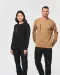 WK403 - Day To Day unisex sweater met zip contrasterende zak Black / Kelly Green