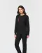 WK403 - Day To Day unisex sweater met zip contrasterende zak Black / Kelly Green