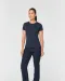 WK3021 - Dames-t-shirt Day To Day korte mouwen Black / Kelly Green