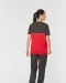 WK304 - Ecologisch tweekleurig uniseks T-shirt met korte mouwen Black / Forest Green