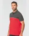 WK210 - Ecologische uniseks polo met korte mouwen in twee kleuren Black / Forest Green