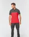 WK210 - Ecologische uniseks polo met korte mouwen in twee kleuren Black / Forest Green