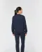 WK403 - Day To Day unisex sweater met zip contrasterende zak Black / Kelly Green