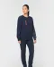 WK403 - Day To Day unisex sweater met zip contrasterende zak Black / Kelly Green