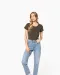 K3013 - Dames-t-shirt ronde hals korte mouwen White