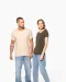 K3013 - Dames-t-shirt ronde hals korte mouwen White