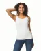GI64200L - Softstyle® Fitted Ladies' Tank Top White