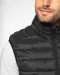 K6113 - Men’s lightweight sleeveless down jacket Black