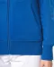 K4031 - Ecologische damessweater met capuchon en ritssluiting White