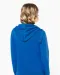 K4031 - Ecologische damessweater met capuchon en ritssluiting White