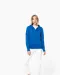 K4031 - Ecologische damessweater met capuchon en ritssluiting White