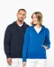 K4031 - Ecologische damessweater met capuchon en ritssluiting White