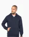 K4030 - Ecologische herensweater met capuchon en ritssluiting White