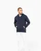 K4030 - Ecologische herensweater met capuchon en ritssluiting White