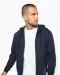 K4030 - Ecologische herensweater met capuchon en ritssluiting White