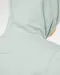 K4028 - Ecologische damessweater met capuchon White