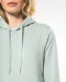 K4028 - Ecologische damessweater met capuchon White