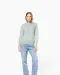K4028 - Ecologische damessweater met capuchon White