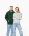 K4028 - Ecologische damessweater met capuchon White