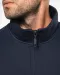 K487 - Sweater met ritskraag Black