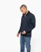 K487 - Sweater met ritskraag Black