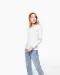 K383 - Dames T-shirt ronde hals lange mouwen White