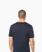 K398 - Bio T-shirt kraag met onafgewerkte rand korte mouwen Navy