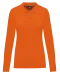 WK277 - Damespolo lange mouwen Orange
