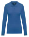 WK277 - Damespolo lange mouwen Light Royal Blue