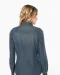 K518 - Dames denim blouse lange mouwen Blue Jean