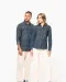 K519 - Heren denim overhemd lange mouwen Blue Jean